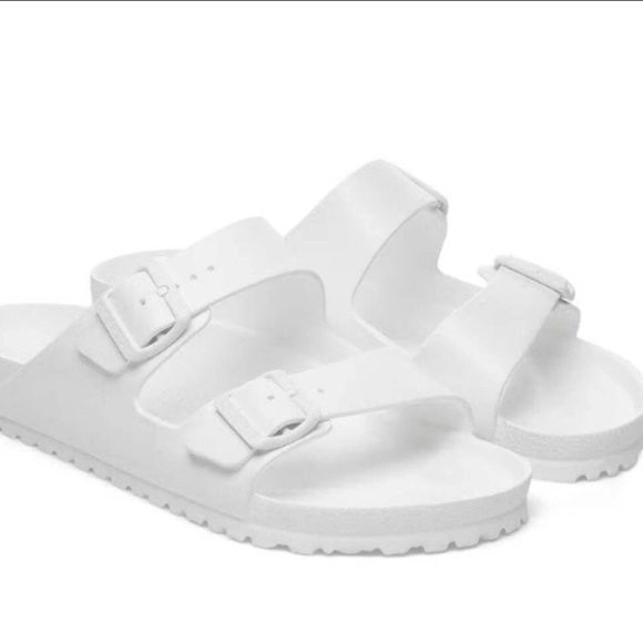 Birkenstock Arizona Lightweight EVA, Comfortable, Waterproof White Narrow 4.5 - Picture 3 of 6